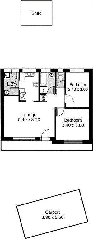 Floorplan of Homely house listing, 3/5 Brooking Street, Goolwa SA 5214