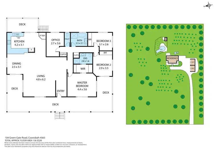 Floorplan of Homely rural property listing, 104 Green Gate Road, Cooroibah QLD 4565