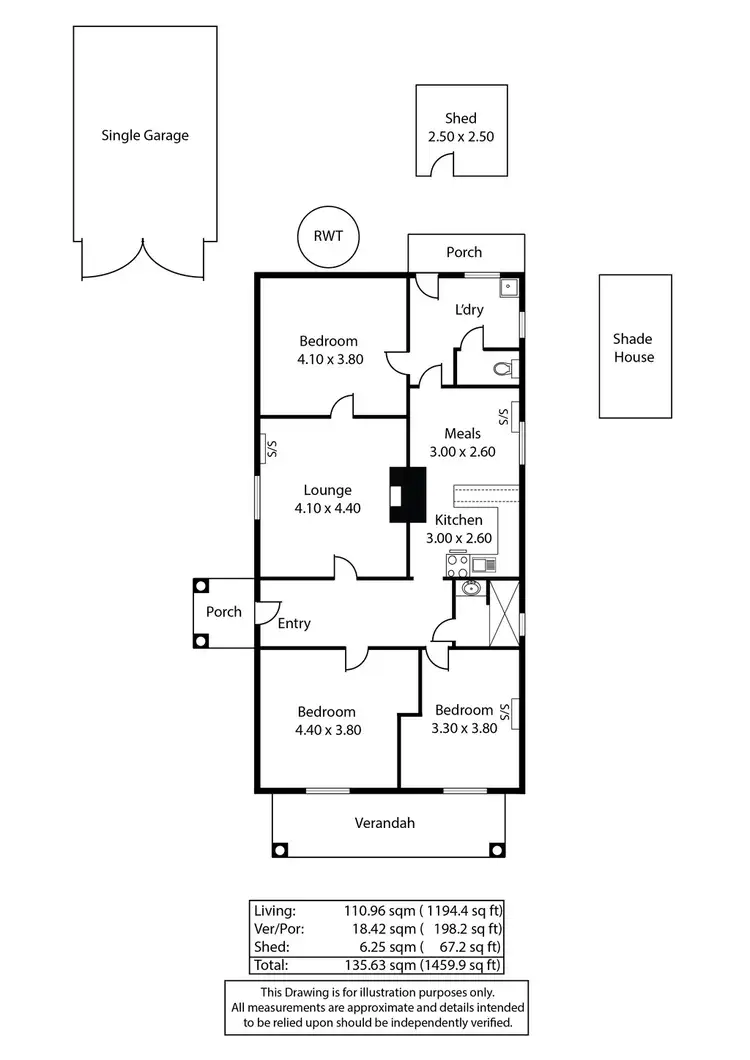 Floorplan of Homely house listing, 211 Railway Terrace, Tailem Bend SA 5260