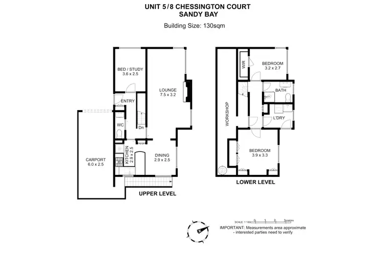 Floorplan of Homely villa listing, 5/8 Chessington Court, Sandy Bay TAS 7005