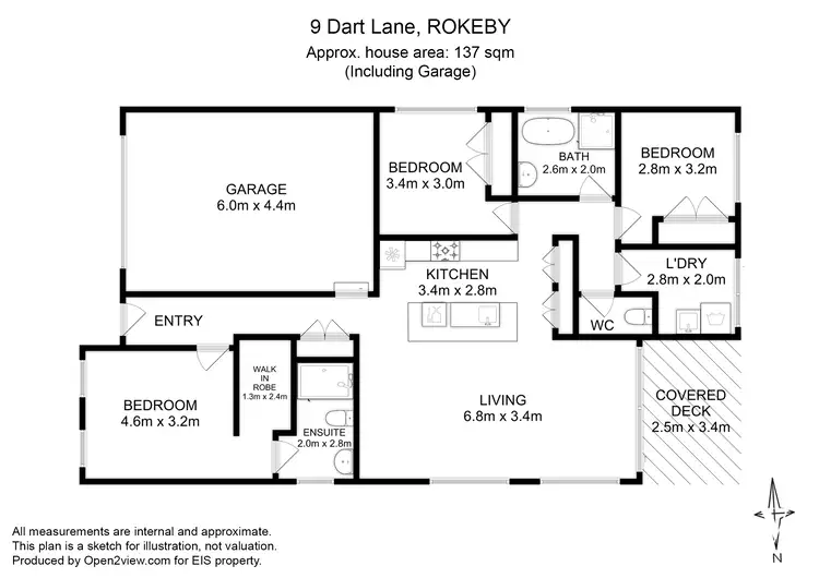 Floorplan of Homely house listing, 9 Dart Lane, Rokeby TAS 7019
