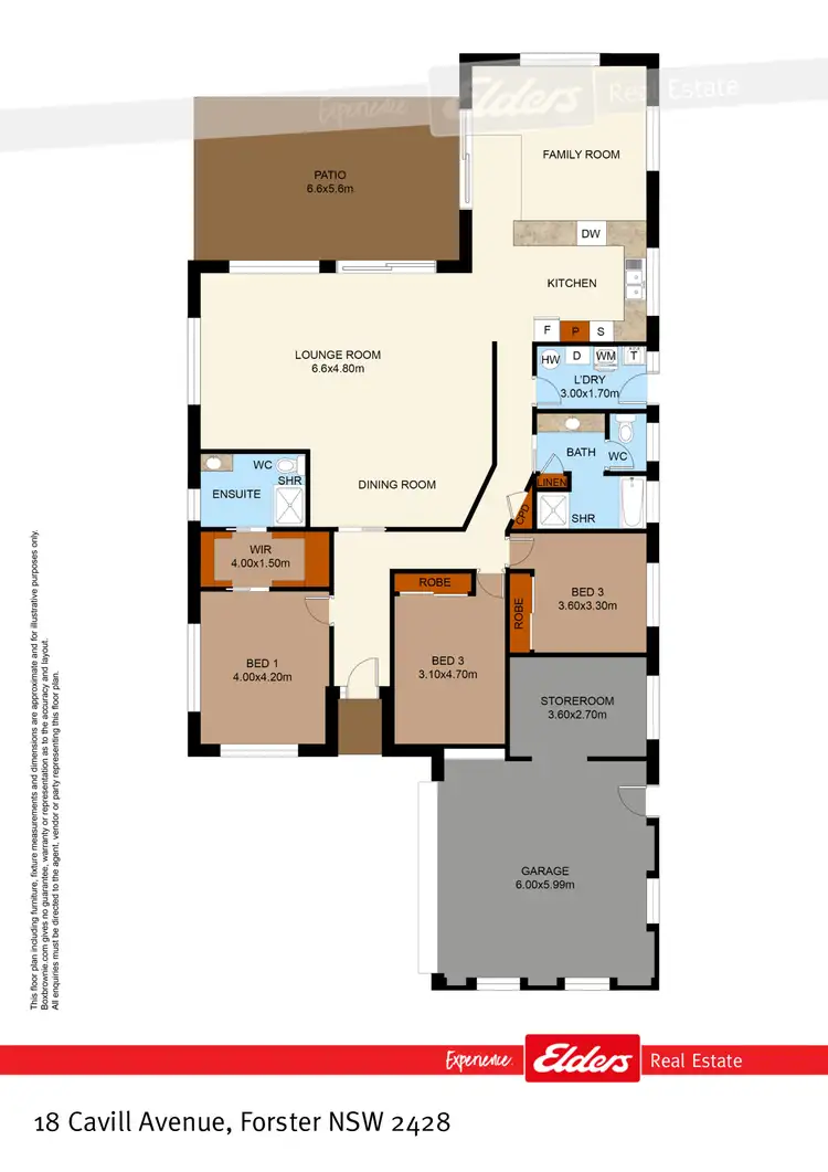Floorplan of Homely house listing, 18 Cavill Avenue, Forster NSW 2428