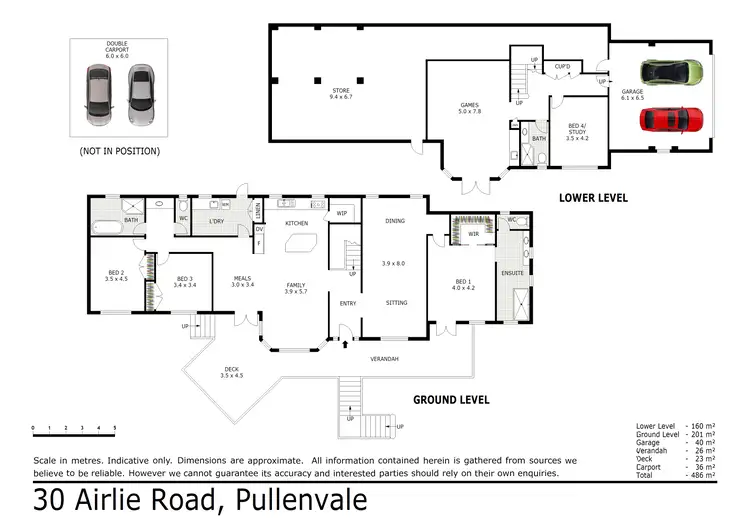 Floorplan of Homely house listing, 30 Airlie Road, Pullenvale QLD 4069