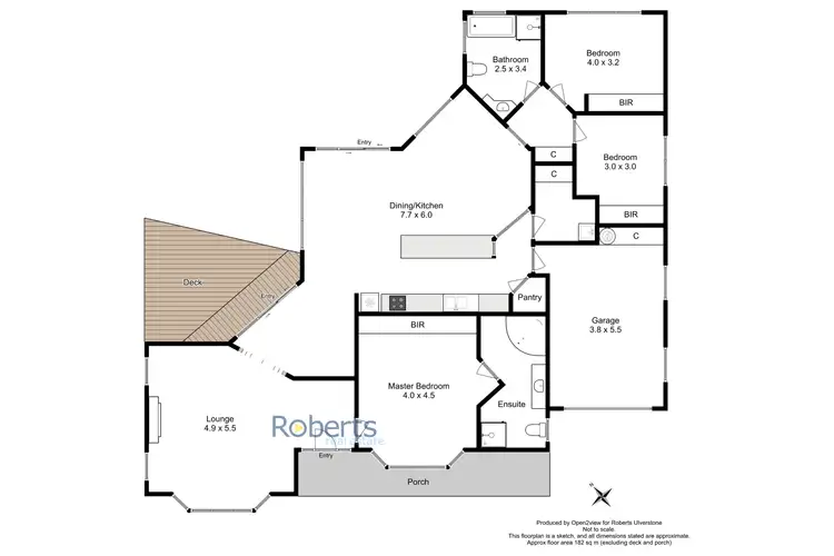 Floorplan of Homely house listing, 13 Quiggins Grove, Ulverstone TAS 7315