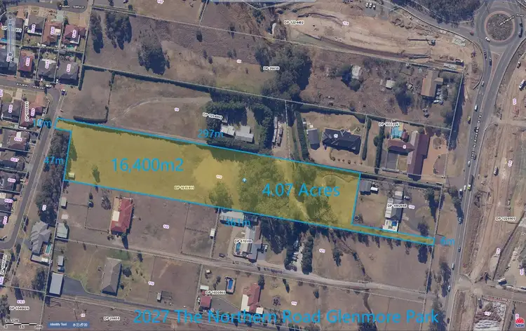 Floorplan of Homely land listing, 2027 The Northern Road, Glenmore Park NSW 2745