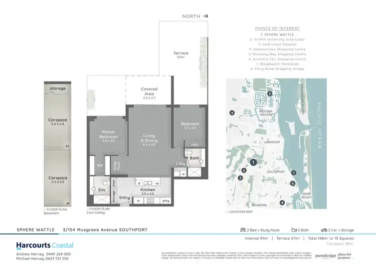 Floorplan of Homely unit listing, 3/154 Musgrave Avenue, Southport QLD 4215