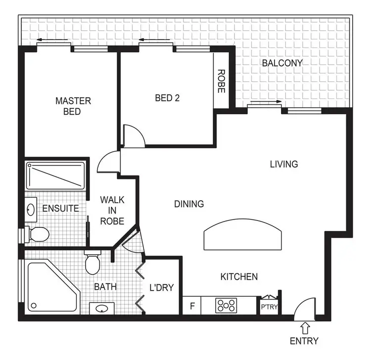 Floorplan of Homely unit listing, 33/12 Waniassa Street, Queanbeyan East NSW 2620