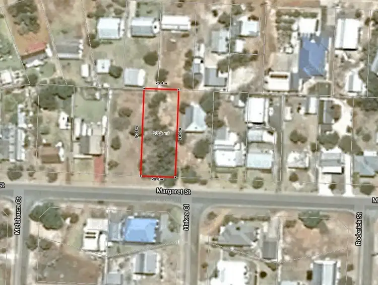 Floorplan of Homely land listing, 18 Margaret Street, Bremer Bay WA 6338
