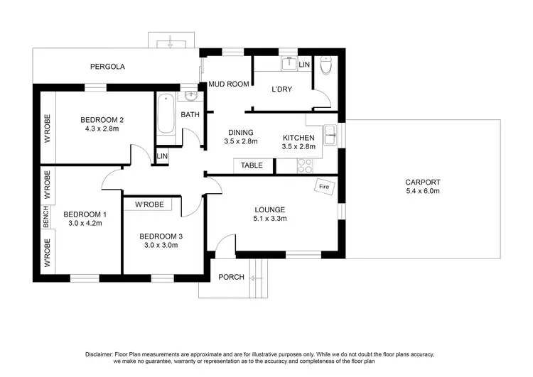 Floorplan of Homely house listing, 3 Honan Street, Mount Gambier SA 5290