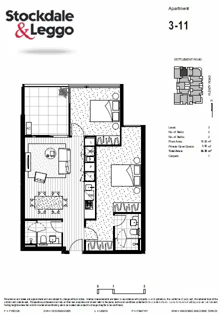 Floorplan of Homely apartment listing, 311/21 Plenty Road, Bundoora VIC 3083