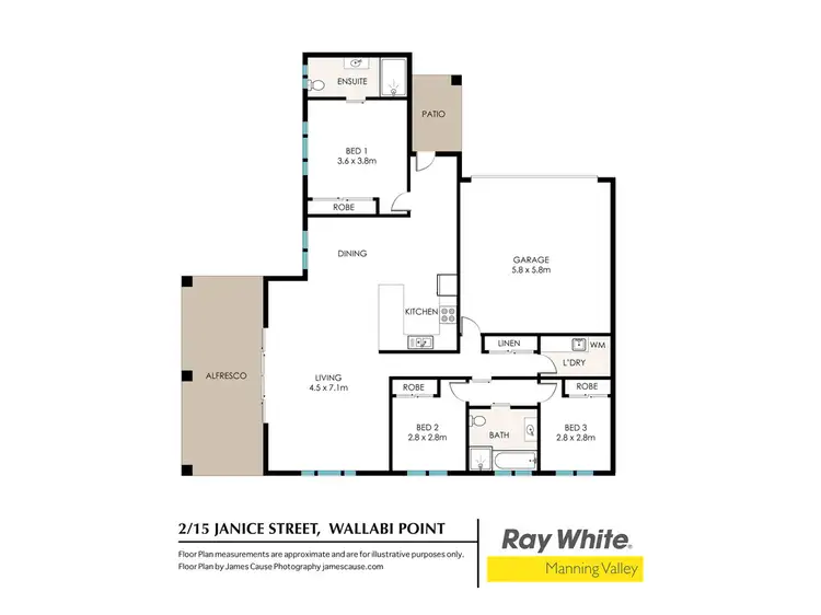 Floorplan of Homely unit listing, Unit 2, 15 Janice Street, Wallabi Point NSW 2430