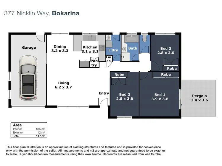 Floorplan of Homely house listing, 377 Nicklin Way, Bokarina QLD 4575