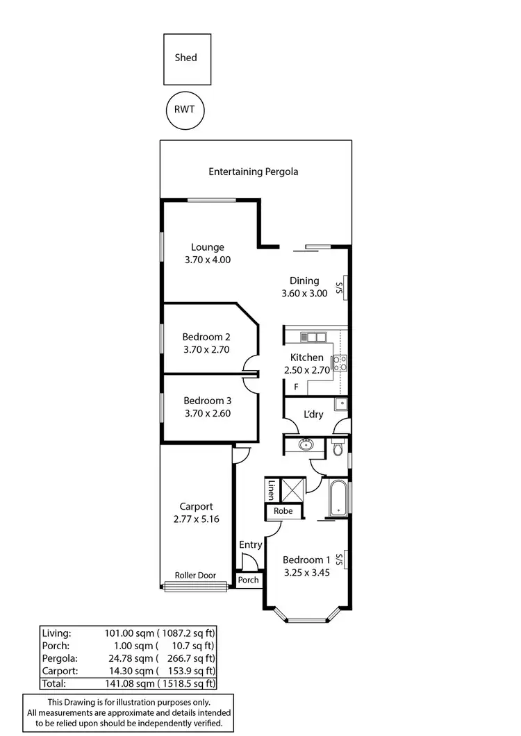 Floorplan of Homely house listing, 17 Trevena Road, Tailem Bend SA 5260