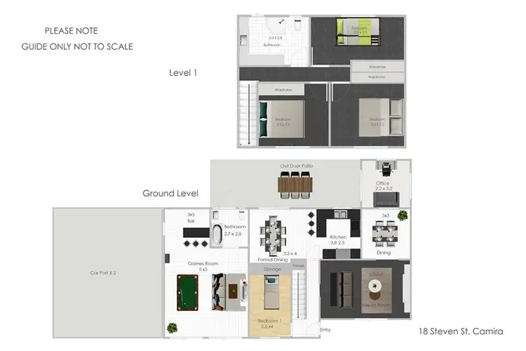 Floorplan of Homely house listing, 18-20 Steven Street, Camira QLD 4300