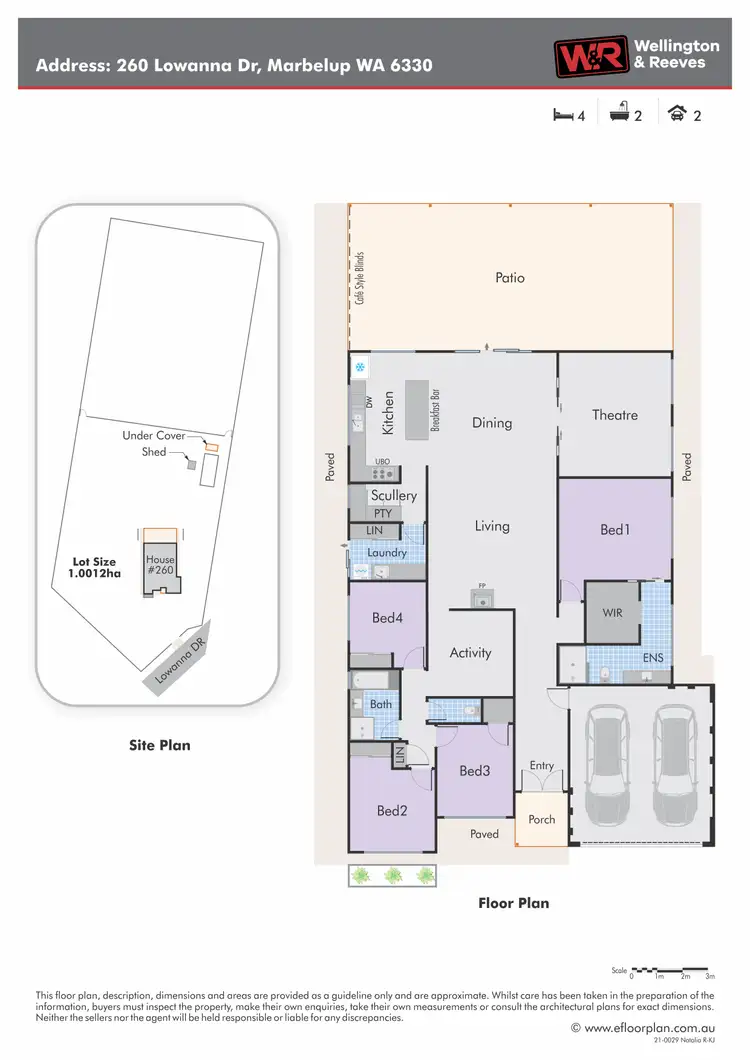 Floorplan of Homely house listing, 260 Lowanna Drive, Marbelup WA 6330