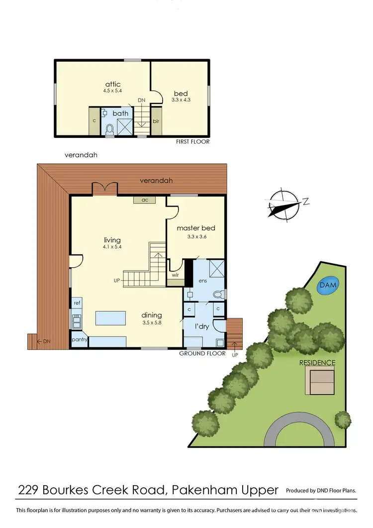 Floorplan of Homely house listing, 229 Bourkes Creek Road, Pakenham Upper VIC 3810