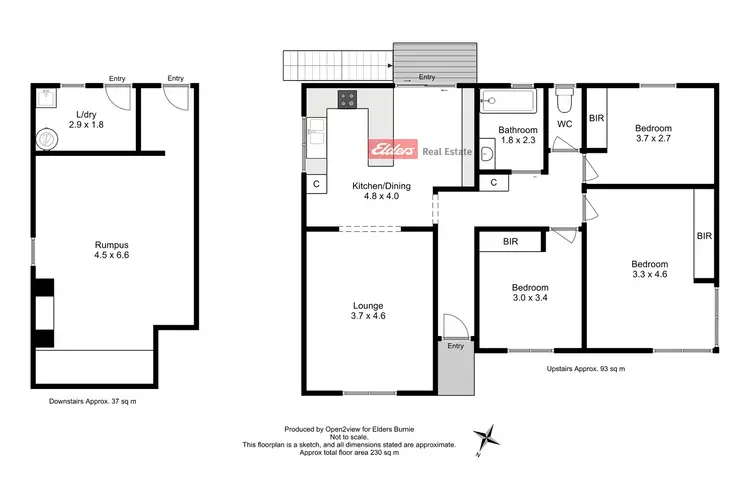 Floorplan of Homely house listing, 121 Bird Street, Hillcrest TAS 7320