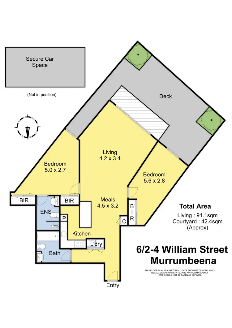 Floorplan of Homely apartment listing, 6/2-4 William Street, Murrumbeena VIC 3163