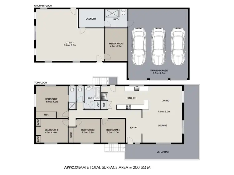 Floorplan of Homely house listing, 17 Brewer Street, Capalaba QLD 4157