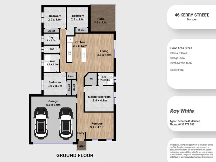 Floorplan of Homely house listing, 46 Kerry Street, Marsden QLD 4132