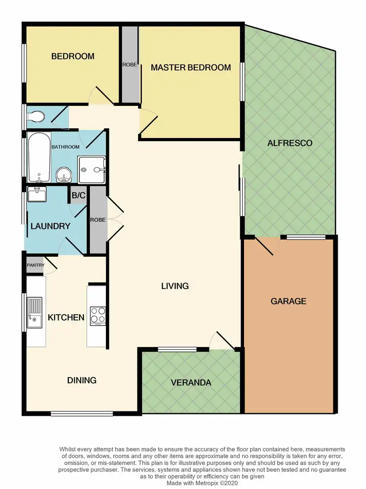 Floorplan of Homely villa listing, 20/44-48 Melrose Street, Lorn NSW 2320