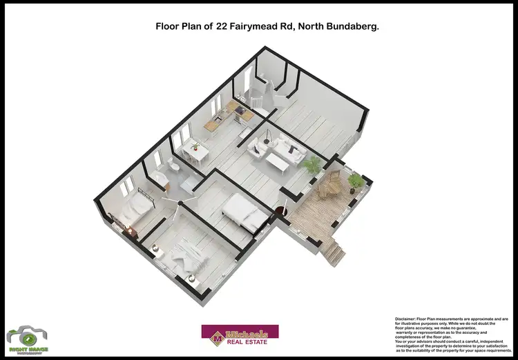 Floorplan of Homely house listing, 22 Fairymead Road, Bundaberg North QLD 4670
