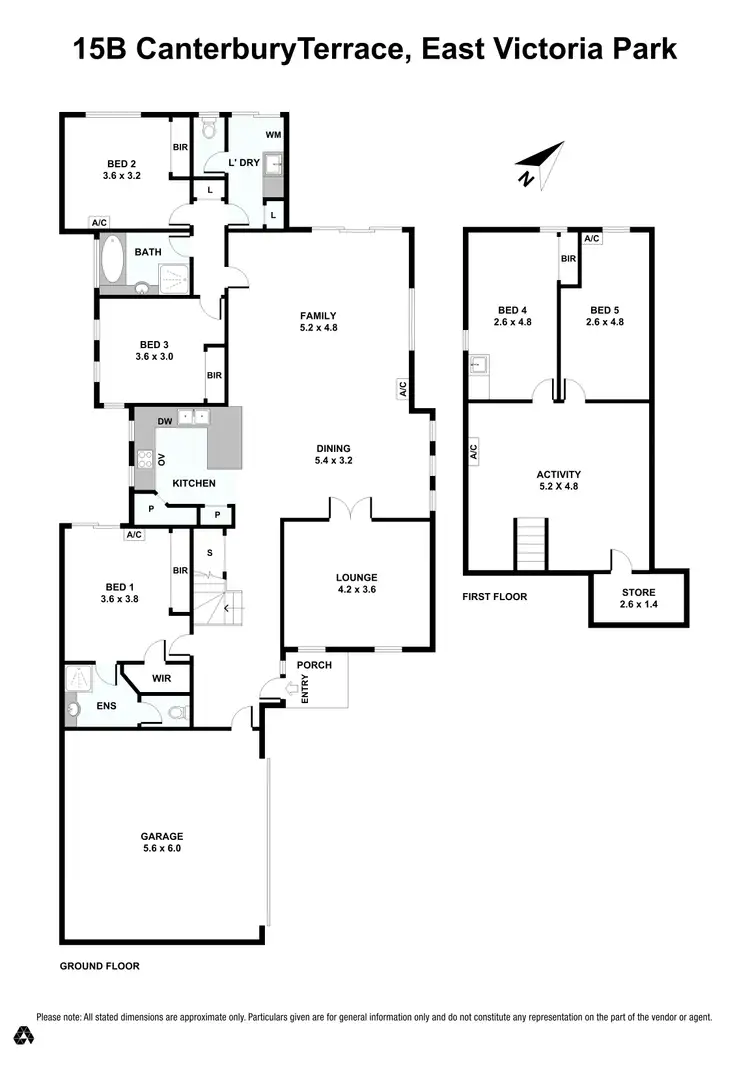 Floorplan of Homely house listing, 15B Canterbury Terrace, East Victoria Park WA 6101
