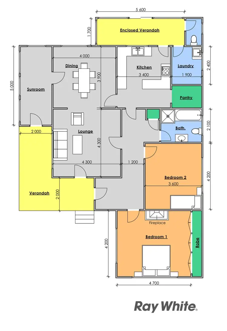 Floorplan of Homely house listing, 40 Canget Street, Wingham NSW 2429