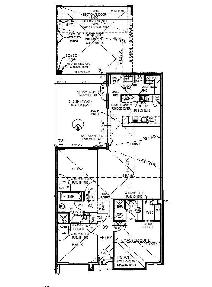 Floorplan of Homely house listing, 6 Pershing Link, Harrisdale WA 6112