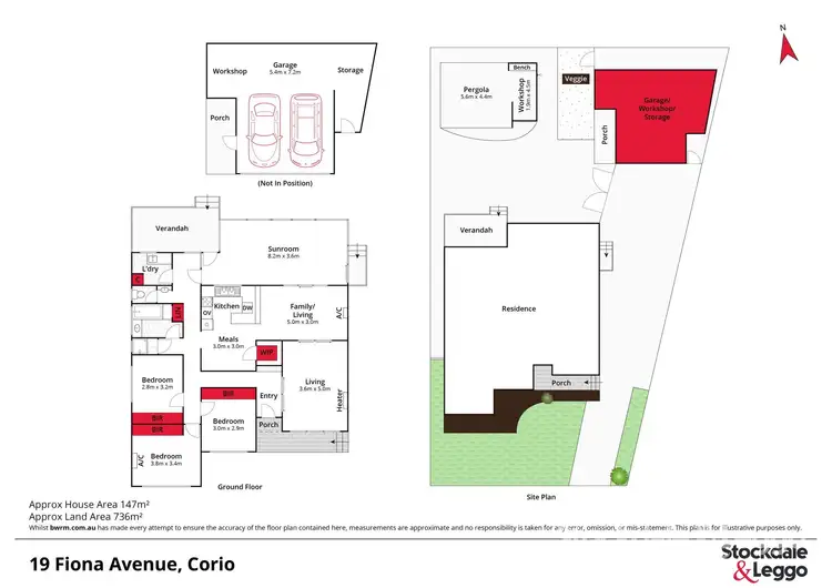 Floorplan of Homely house listing, 19 Fiona Avenue, Corio VIC 3214