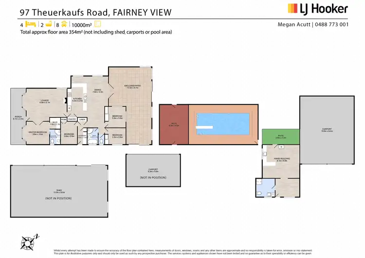 Floorplan of Homely house listing, 97 Theuerkaufs Rd, Fairney View QLD 4306