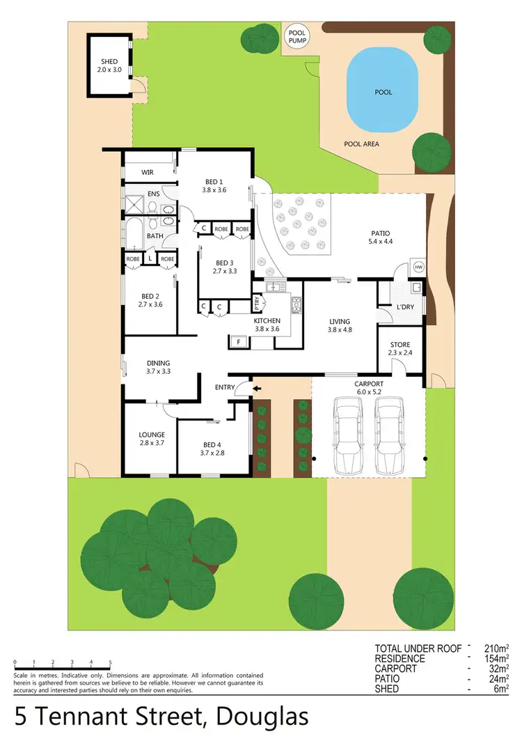 Floorplan of Homely house listing, 5 Tennant Street, Douglas QLD 4814