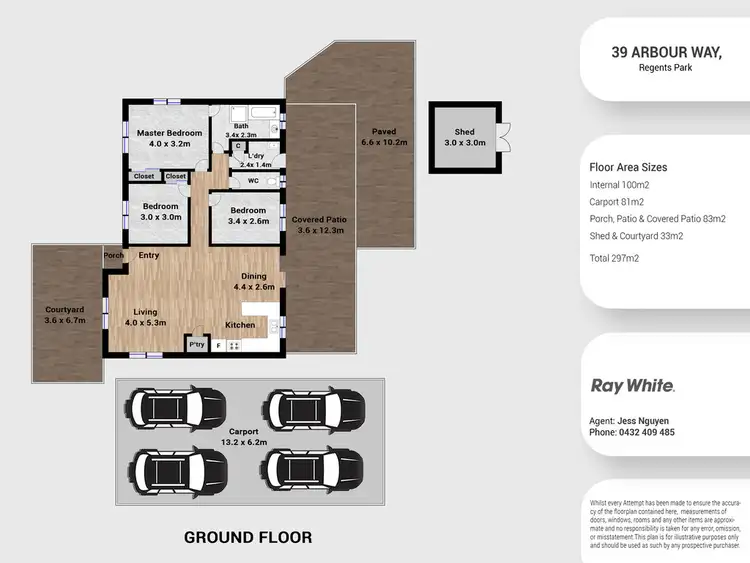 Floorplan of Homely house listing, 39 Arbour Way, Regents Park QLD 4118