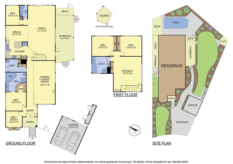 Floorplan of Homely house listing, 8 Baringa Court, Rowville VIC 3178