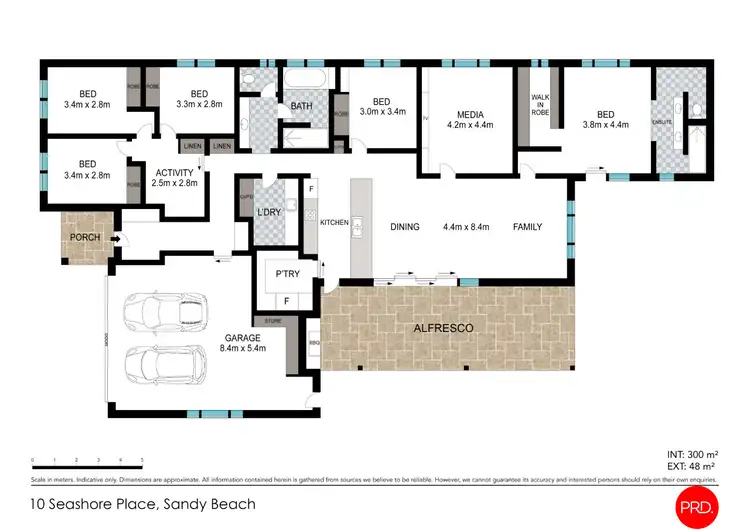 Floorplan of Homely house listing, 10 Seashore Place, Sandy Beach NSW 2456