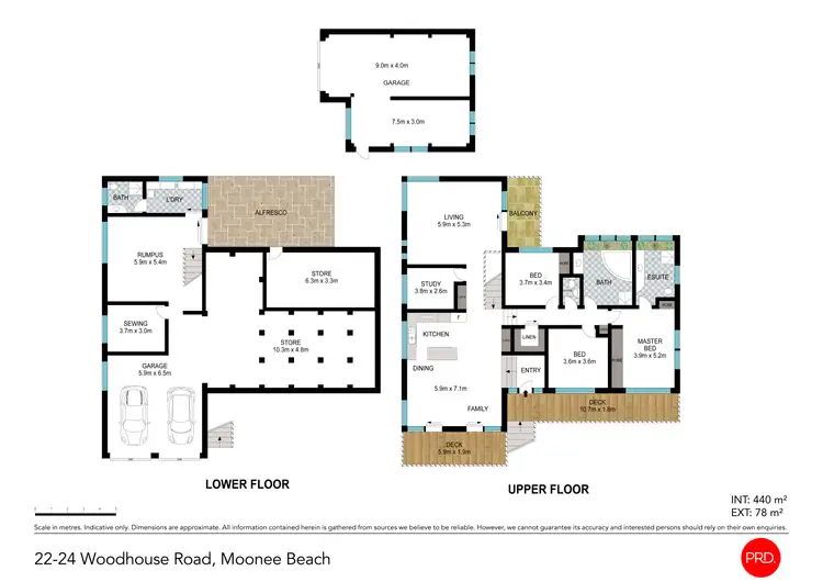 Floorplan of Homely house listing, 22 Woodhouse Road, Moonee Beach NSW 2450