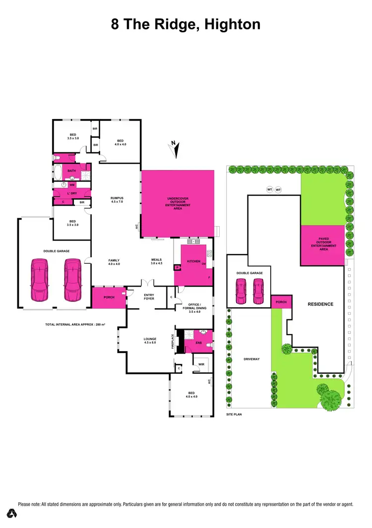 Floorplan of Homely house listing, 8 The Ridge, Highton VIC 3216