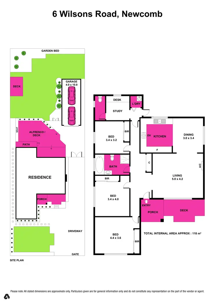 Floorplan of Homely house listing, 6 Wilsons Road, Newcomb VIC 3219
