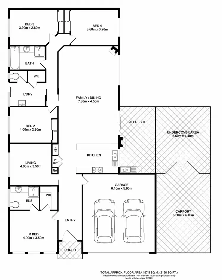 Floorplan of Homely house listing, 5 Buckley Street, Wodonga VIC 3690