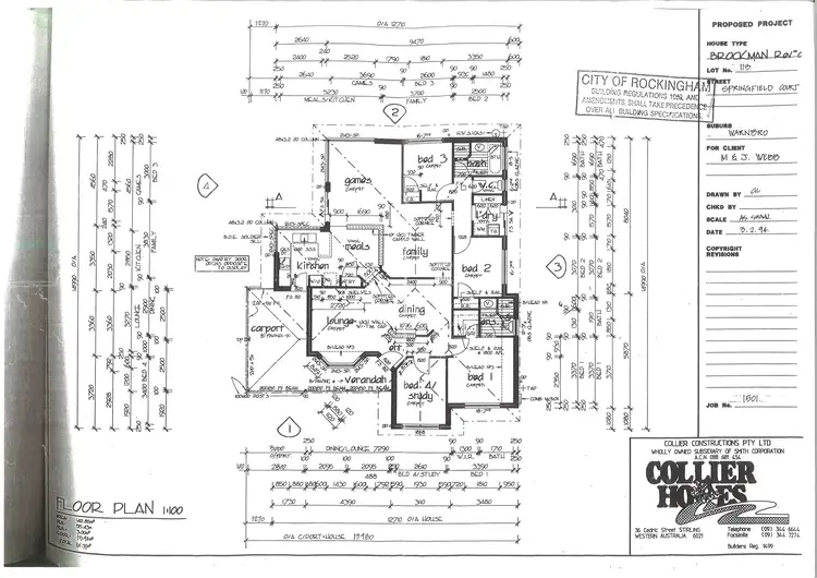 Floorplan of Homely house listing, 7 Springfield Court, Warnbro WA 6169