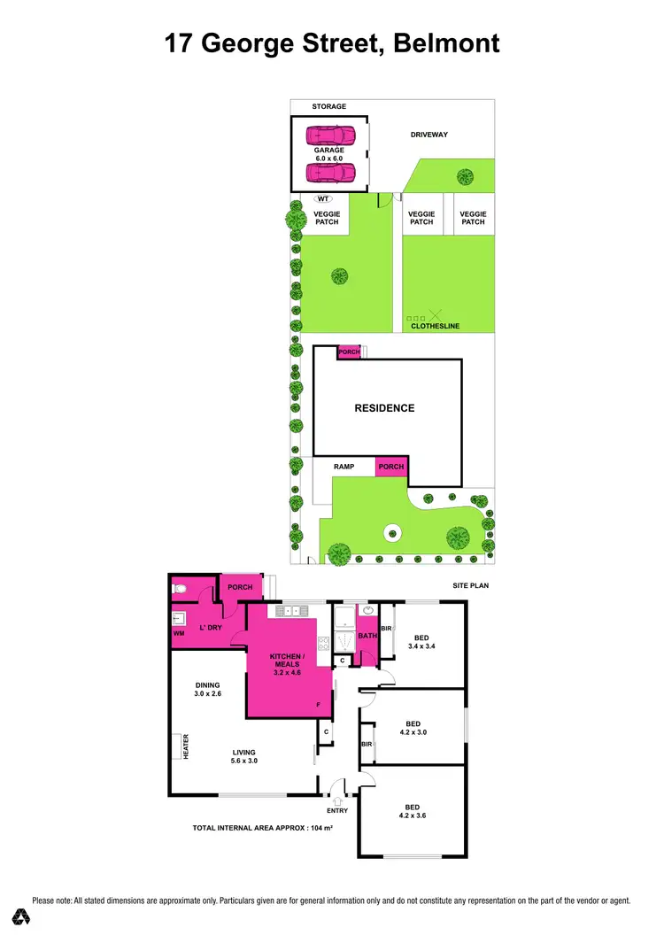 Floorplan of Homely house listing, 17 George Street, Belmont VIC 3216