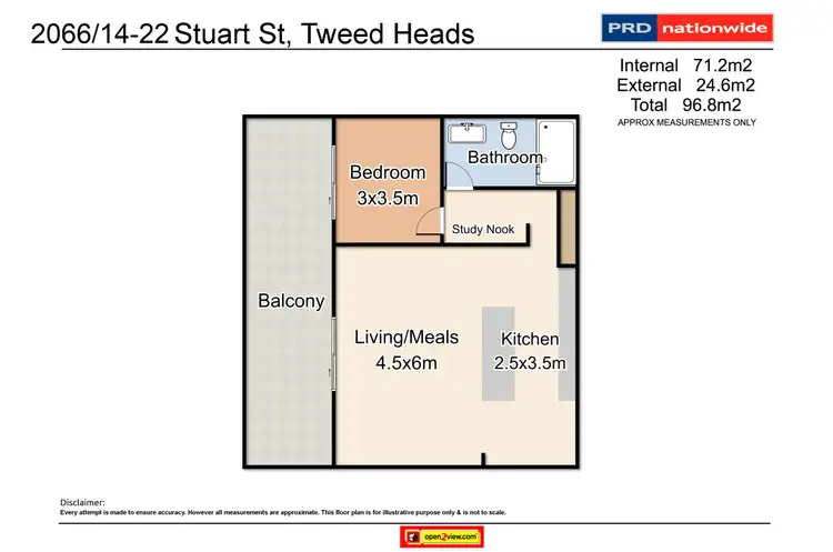 Floorplan of Homely unit listing, 2066/14-22 Stuart Street, Tweed Heads NSW 2485