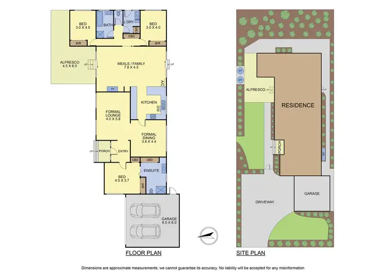 Floorplan of Homely house listing, 100 Dandelion Drive, Rowville VIC 3178