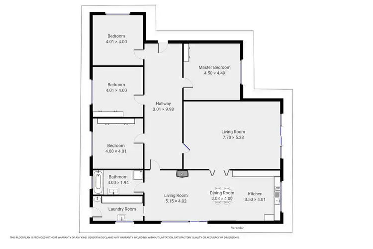 Floorplan of Homely rural property listing, 47 TARRANYURK KATYIL ROAD, Dimboola VIC 3414