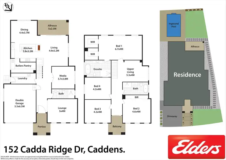 Floorplan of Homely house listing, 152 Cadda Ridge Drive, Caddens NSW 2747