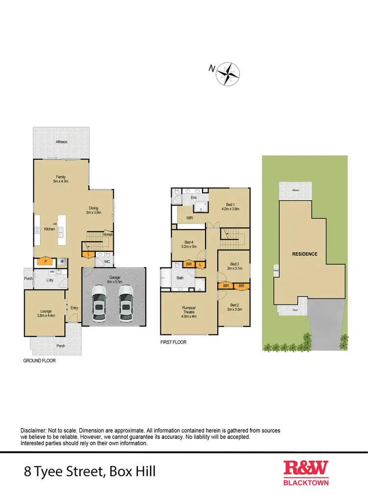 Floorplan of Homely house listing, 8 Tyee Street, Box Hill NSW 2765