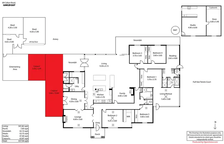 Floorplan of Homely house listing, 89 Calton Road, Gawler East SA 5118