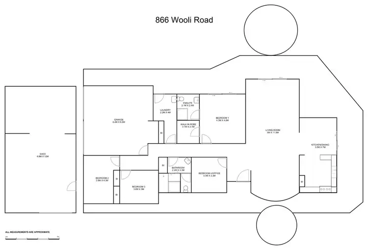 Floorplan of Homely house listing, 866 Wooli Road, Pillar Valley NSW 2462