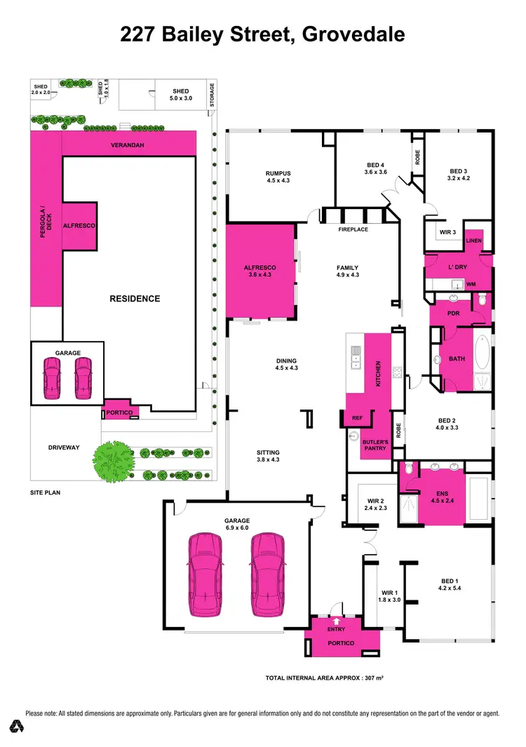 Floorplan of Homely house listing, 227 Bailey Street, Grovedale VIC 3216
