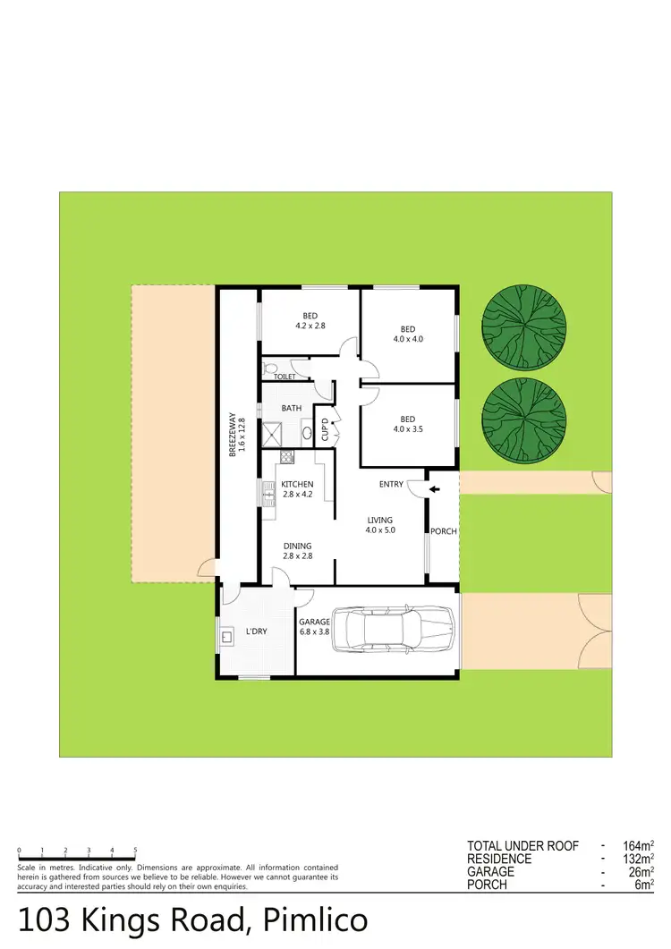 Floorplan of Homely house listing, 103 Kings Road, Pimlico QLD 4812